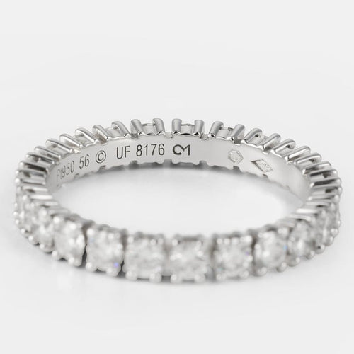 Bague 56 Cartier Destinée - Bague en platine et diamants 58 Facettes 252