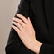 Bague 55 FRED - Alliance en platine et diamants taille princesse 58 Facettes 259