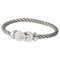 Bracelet FRED Chance Infinie - Bracelet grand modèle en or blanc 18k et acier 58 Facettes 01