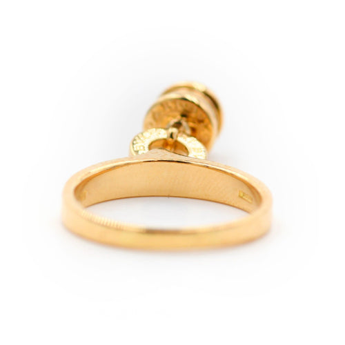 Bague Bague Bulgari B.zero1 en or jaune avec breloque et diamant 58 Facettes 22547