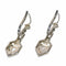 Boucles d'oreilles Boucles d'oreilles Art Déco en diamants et onyx avec pendants en diamants en forme de poire 58 Facettes 26019-0136