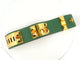 Bracelet Hermès Collier de Chien Médor - Bracelet en cuir Epsom vert 58 Facettes 273702