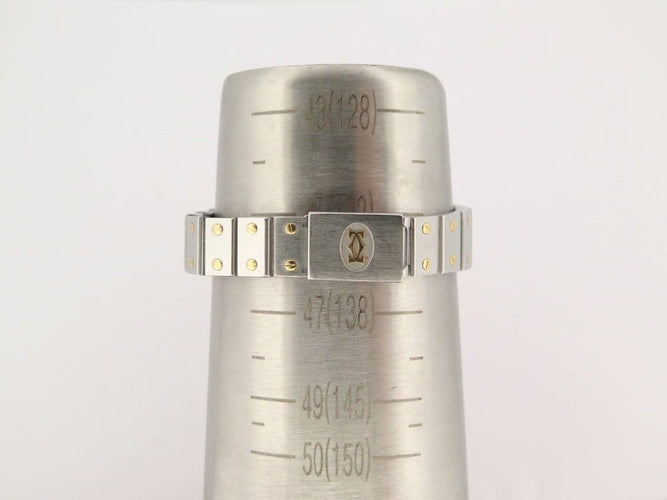 Montre Cartier Santos Galbée 1567 - Montre quartz or et acier 24 mm 58 Facettes 273199