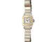 Montre Cartier Santos Galbée 1567 - Montre quartz or et acier 24 mm 58 Facettes 273199