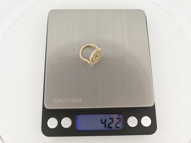 Bague 49 Messika Lucky Move PM - Bague en or jaune 18k et diamants 0,3 ct 58 Facettes 273706