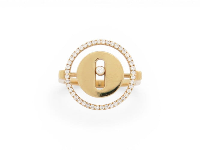 Bague 49 Messika Lucky Move PM - Bague en or jaune 18k et diamants 0,3 ct 58 Facettes 273706