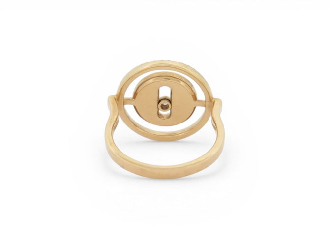 Bague 49 Messika Lucky Move PM - Bague en or jaune 18k et diamants 0,3 ct 58 Facettes 273706