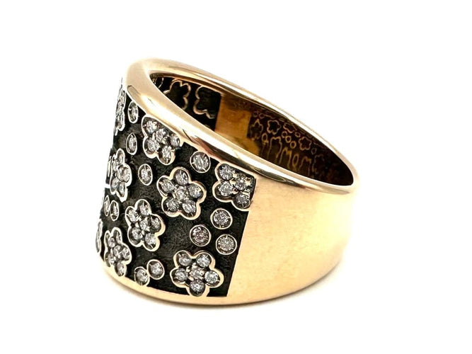 Pasquale Bruni Ricami - Bague bandeau en or rose 18K et diamants 58 Facettes BRUN BG