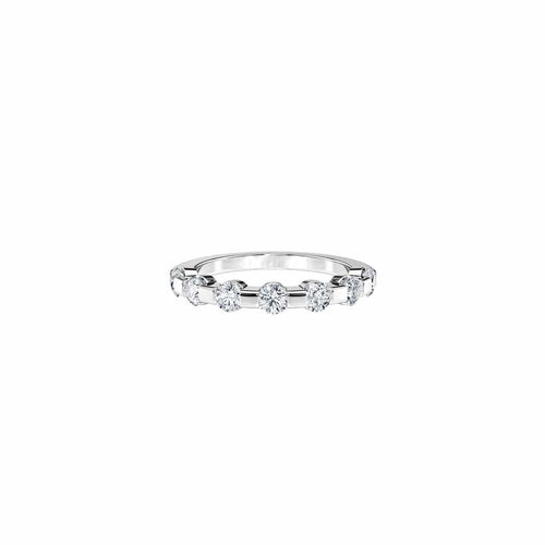 Bague CAPRI - Bague alliance en or blanc 18K et diamants de laboratoire 1,00 ct 58 Facettes UKD364638MM