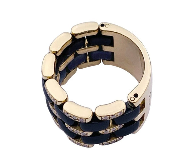 Bague 54 Chanel Ultra - Bague en or jaune 750 et diamants 58 Facettes Bague