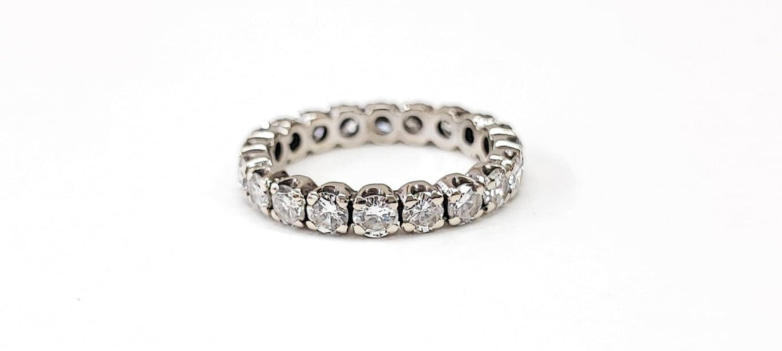 Bague 49 Alliance diamants en or blanc 750 58 Facettes All.DV.58-1.5ct
