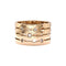 Bague 55 Bague Dinh Van, "Pulse", or rose et diamants. 58 Facettes 35365