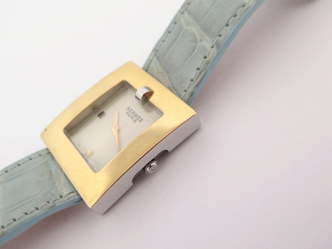 Montre Hermès Belt BE1.220 - Montre quartz 30 mm plaquée or 58 Facettes 273616