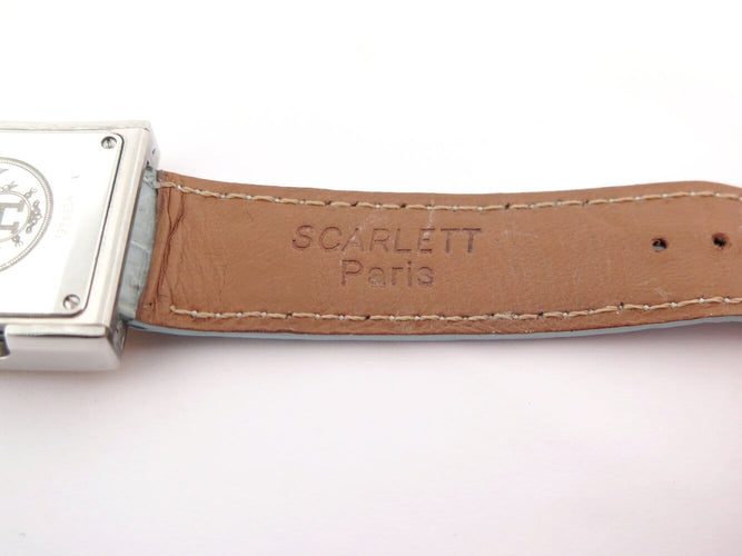 Montre Hermès Belt BE1.220 - Montre quartz 30 mm plaquée or 58 Facettes 273616