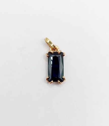 Pendentif Pendentif Art déco en or 18k et saphir synthétique 58 Facettes A06815