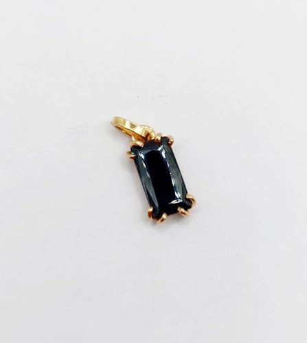 Pendentif Pendentif Art déco en or 18k et saphir synthétique 58 Facettes A06815