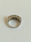 Bague 50.5 Bague jarretière ancienne en or blanc 18 ct et diamants 58 Facettes 01651