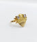 Bague 51 Bague chevalière blason vintage en or 18k et platine, diamants 58 Facettes A06817