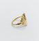 Bague 51 Bague chevalière blason vintage en or 18k et platine, diamants 58 Facettes A06817