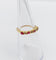 Bague 50 Demi-alliance vintage - Bague en or jaune 18k, rubis et diamants 58 Facettes A06820
