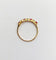 Bague 50 Demi-alliance vintage en or 18k, rubis et diamants 58 Facettes A06820
