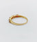 Bague 50 Demi-alliance vintage - Bague en or jaune 18k, rubis et diamants 58 Facettes A06820