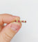 Bague 50 Demi-alliance vintage en or 18k, rubis et diamants 58 Facettes A06820
