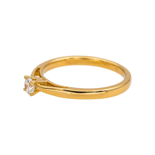 Bague 53.5 Bague Solitaire Or jaune Diamant 58 Facettes 5276253RV