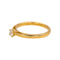 Bague 53.5 Bague Solitaire Or jaune Diamant 58 Facettes 5276253RV