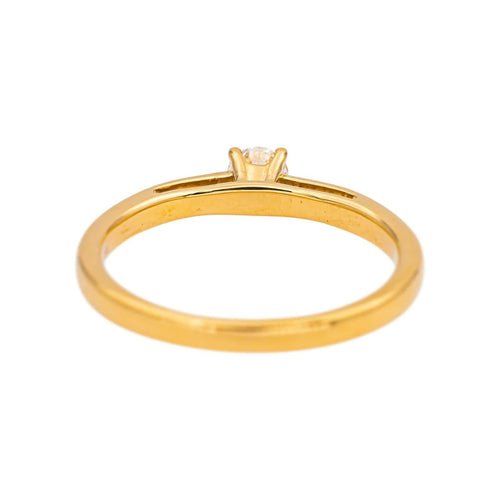 Bague 53.5 Bague Solitaire Or jaune Diamant 58 Facettes 5276253RV