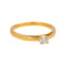 Bague 53.5 Bague Solitaire Or jaune Diamant 58 Facettes 5276253RV