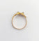 Bague 51 Bague serpent antique en or rose 18k avec verres rouges et verts 58 Facettes A06821