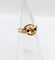 Bague 51 Bague serpent antique en or rose 18k avec verres rouges et verts 58 Facettes A06821