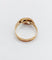 Bague 51 Bague serpent antique en or rose 18k avec verres rouges et verts 58 Facettes A06821