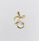 Pendentif Pendentif vintage en or 18k lettre F et diamant 58 Facettes A06825