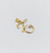 Pendentif Pendentif vintage en or 18k lettre F et diamant 58 Facettes A06825