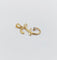Pendentif Pendentif lettre F vintage en or jaune 18 carats et diamant 58 Facettes A06825