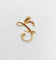 Pendentif Pendentif vintage en or 18k lettre F et diamant 58 Facettes A06825