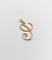 Pendentif Pendentif lettre C vintage en or jaune 18k et diamant 58 Facettes A06826