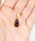 Pendentif Pendentif antique en or 18k au grenat de Perpignan (vers 1920) 58 Facettes A06829
