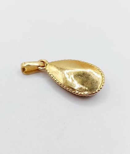 Pendentif Pendentif antique en or 18k au grenat de Perpignan (vers 1920) 58 Facettes A06829