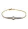 Bracelet Bracelet Art déco en or 18k et platine avec perle et diamants 58 Facettes A06831