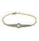 Bracelet Bracelet Art déco en or 18k et platine avec perle et diamants 58 Facettes A06831
