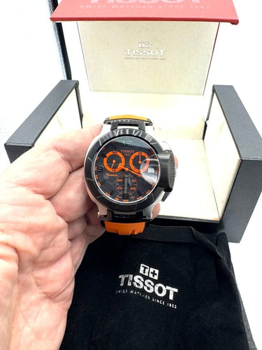 Montre Tissot T-Race - Montre homme à quartz en acier 45 mm 58 Facettes 260034