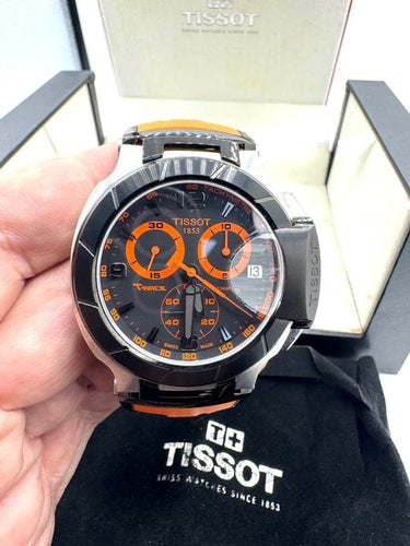 Montre Tissot T-Race - Montre homme à quartz en acier 45 mm 58 Facettes 260034