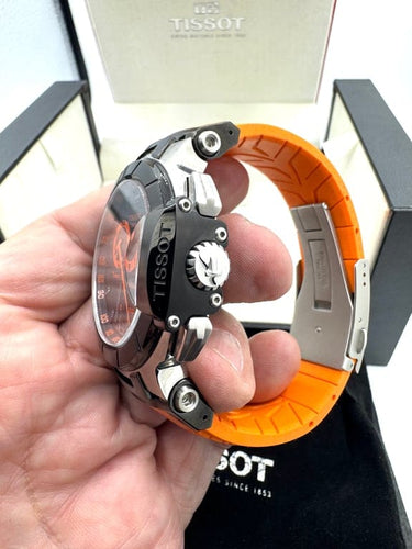 Montre Tissot T-Race - Montre homme à quartz en acier 45 mm 58 Facettes 260034