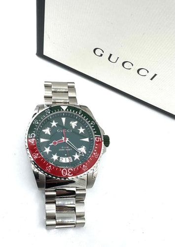 Montre Gucci Dive - Montre homme Plongée 136.2 à quartz 58 Facettes 260035