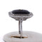 Bague 56 Bague Art déco en or blanc 18 ct avec onyx et diamants 58 Facettes AN48 (00519)