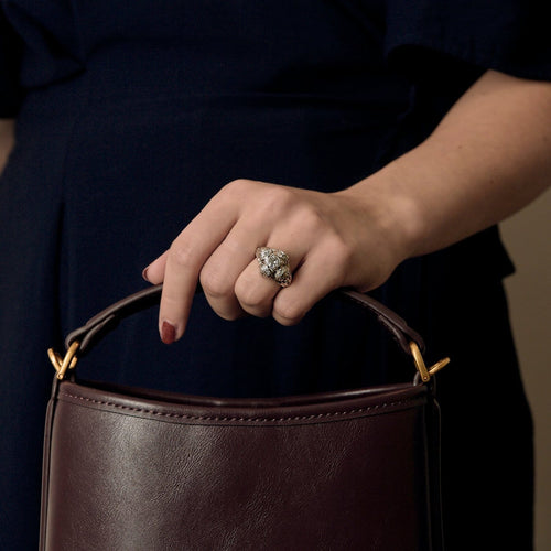 Bague 53.5 Bague solitaire - Diamant taille princesse 2,02 ct en or blanc 58 Facettes DIN0301X2