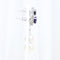 Montre Pendientes convertibles en or blanc 18K avec saphirs, diamants et perle 58 Facettes 138512